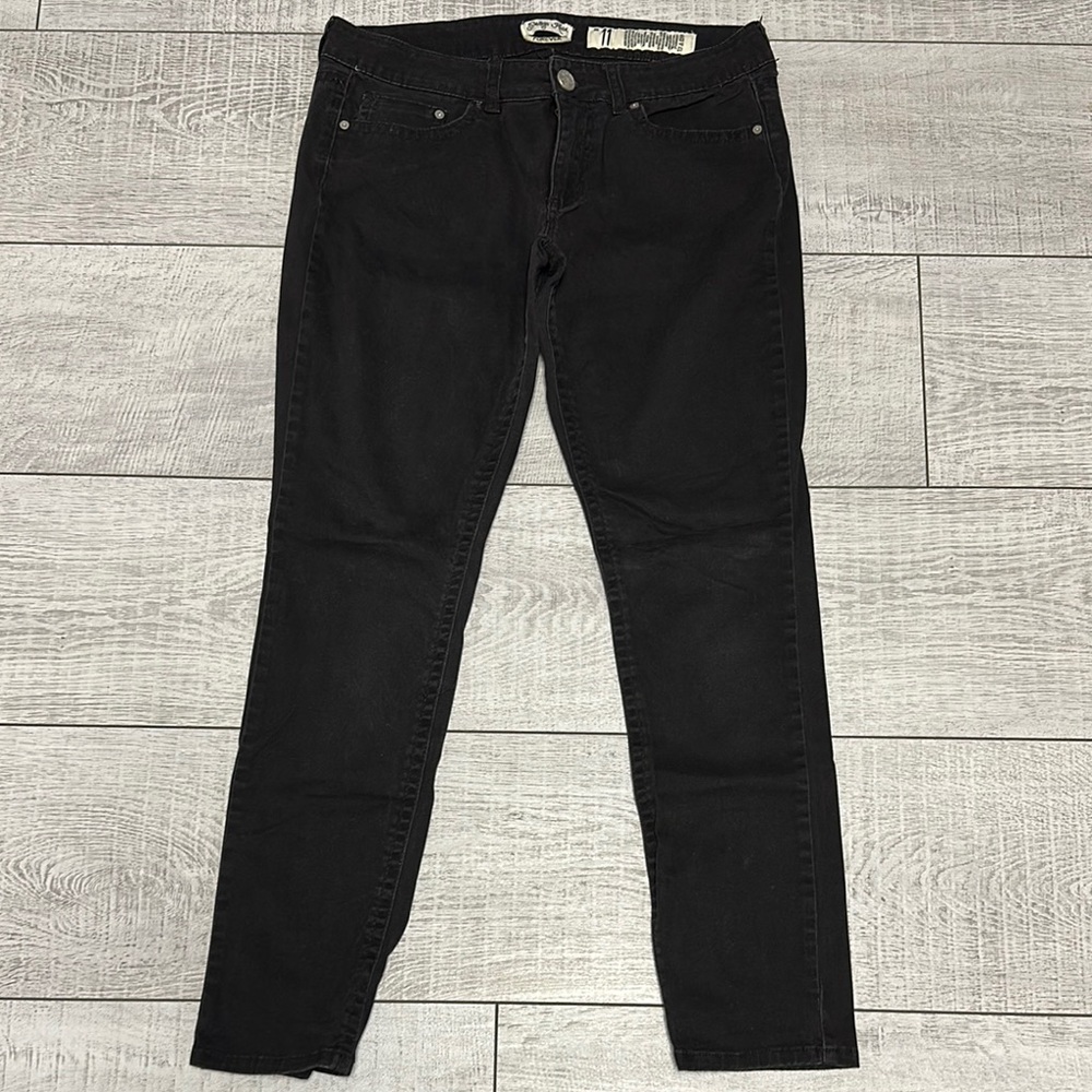 Indigo Rein Women's Classic Black Skinny Jeans